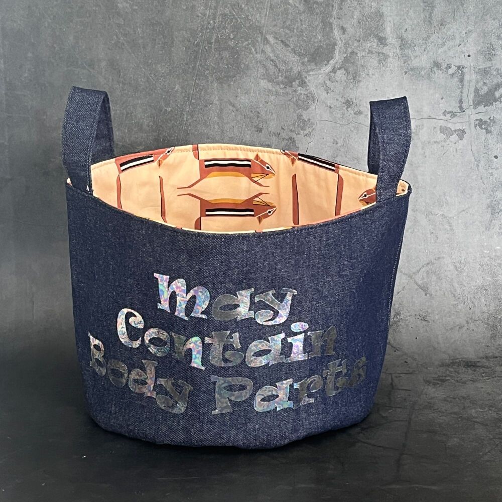 Body Parts - Mini Denim Yarn Bucket