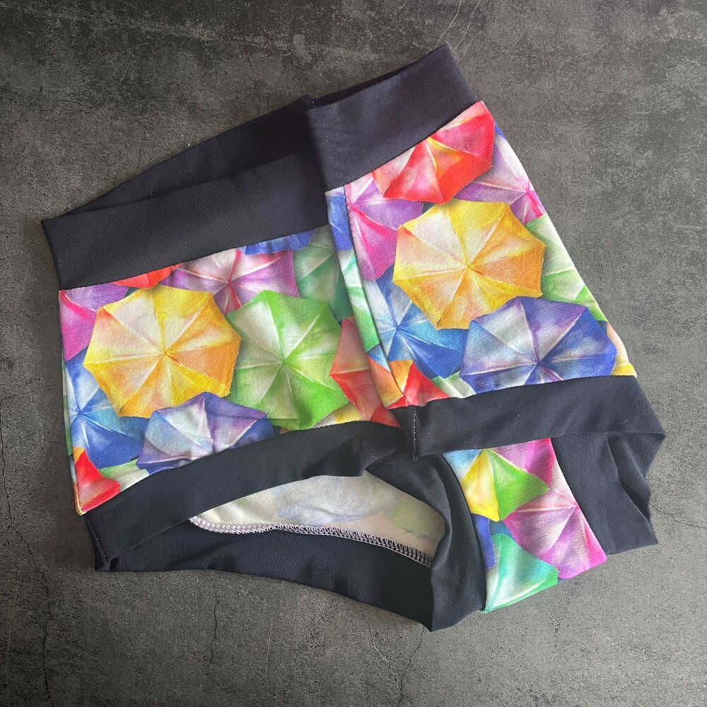 MEDIUM Boy Shorts UK 10-12 - Brollies