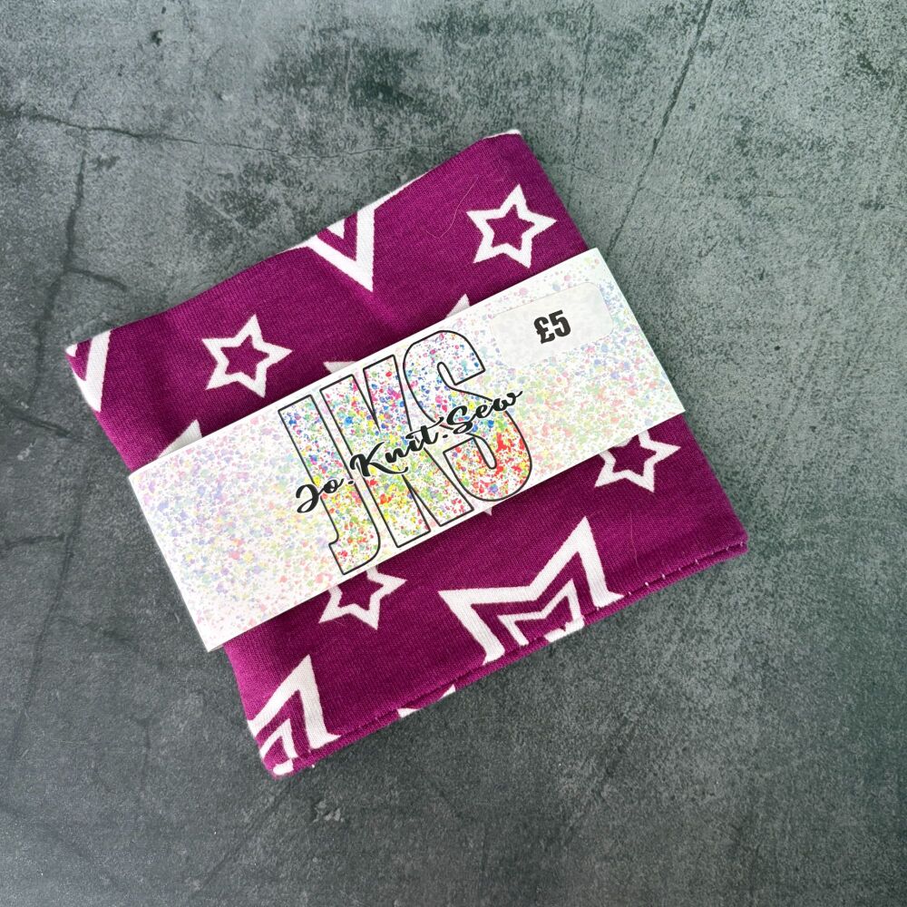 Purple Stars Yarn Hug