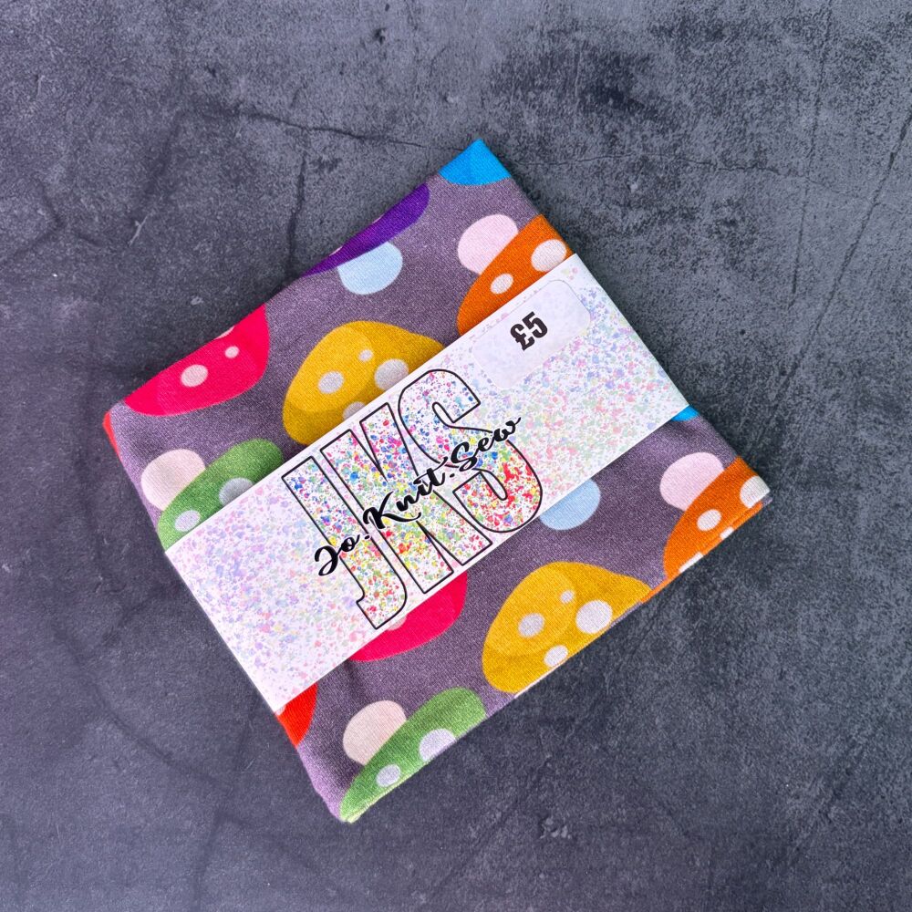 Rainbow Shrooms Yarn Hug