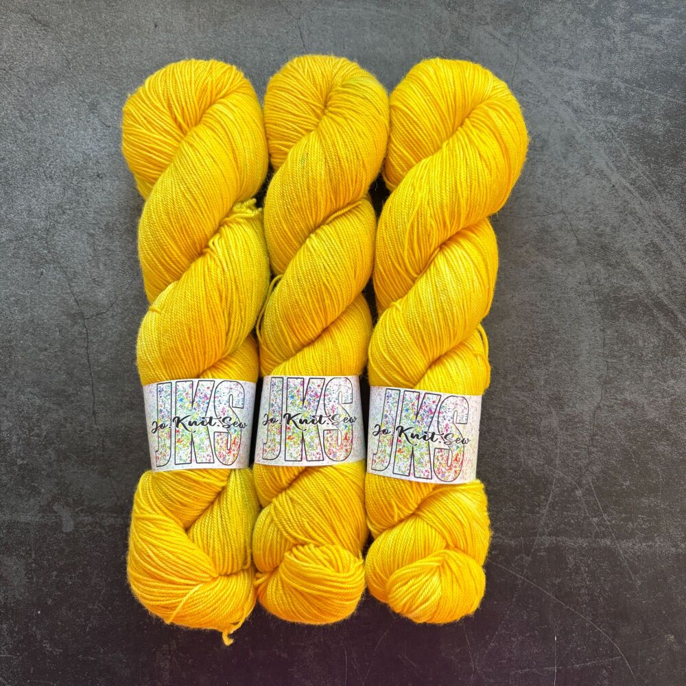 SUNSHINE Semi Solid on Merino Nylon Platinum sock