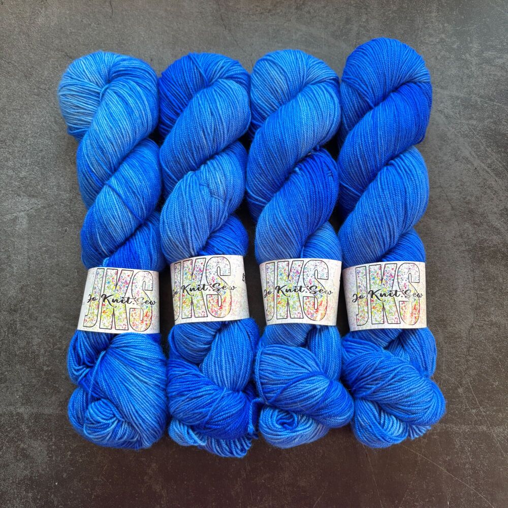 OOOFT BLUE   on Merino Nylon sock