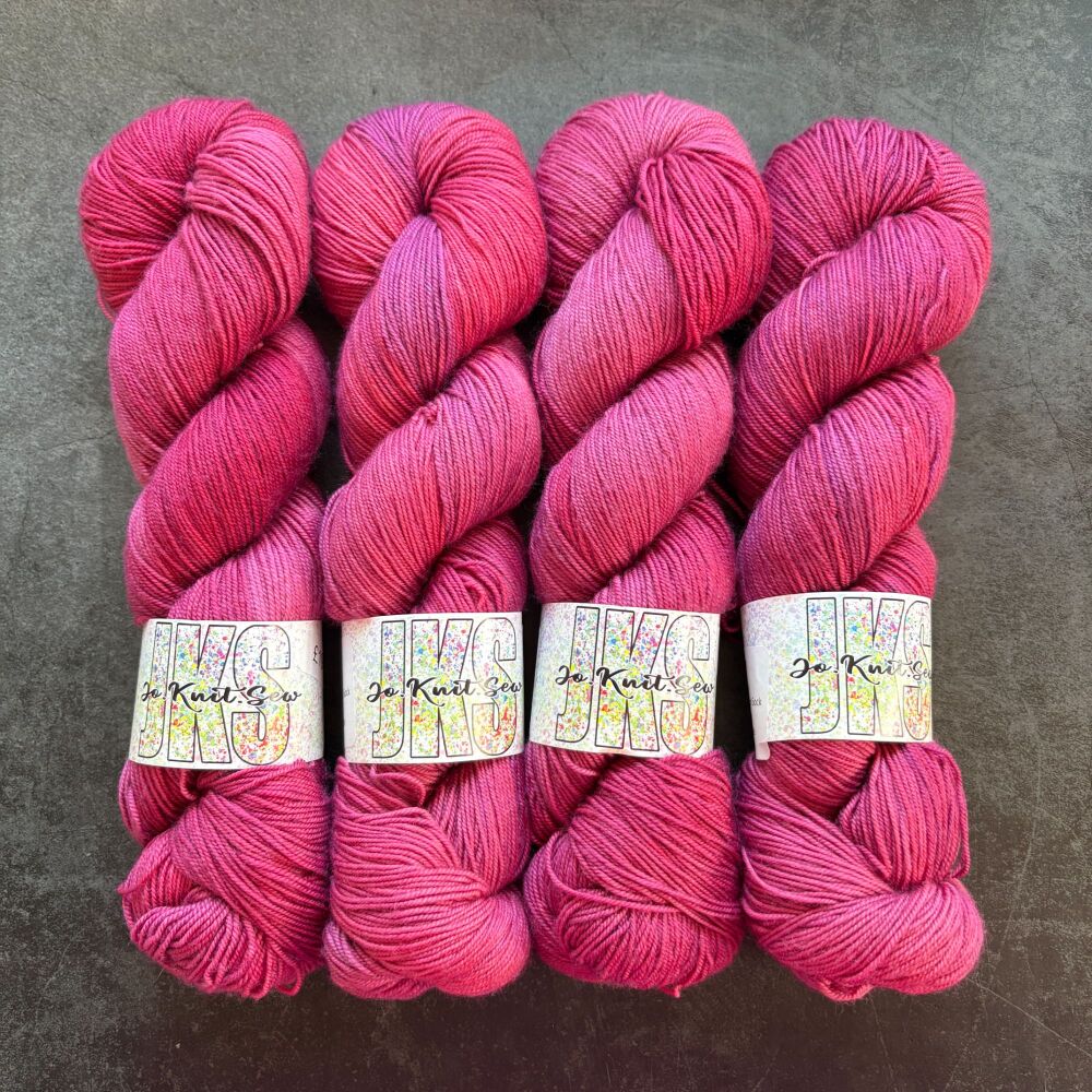 BURGUNDY Semi Solid on Merino Nylon sock