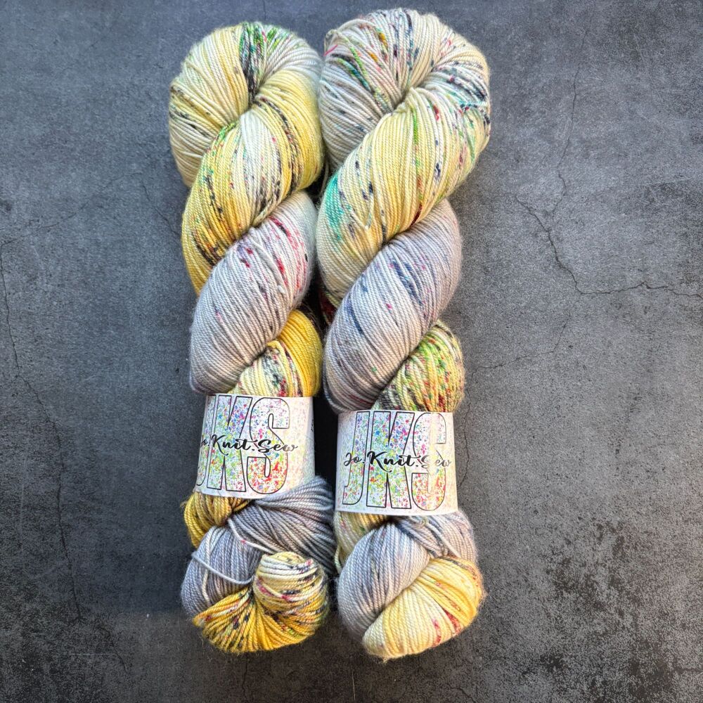 And We Wait on Merino Nylon Krypton sock