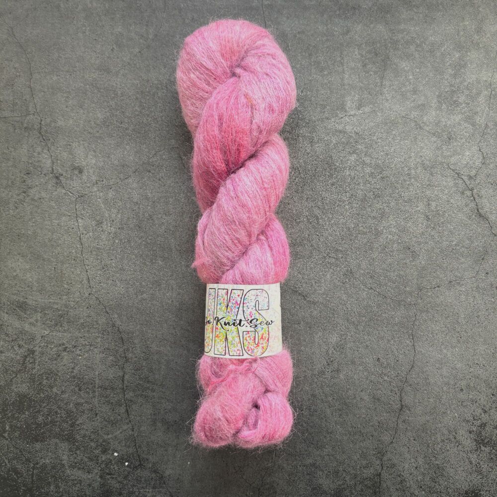 Burgundy Baby Suri / Silk Fluffy Lace