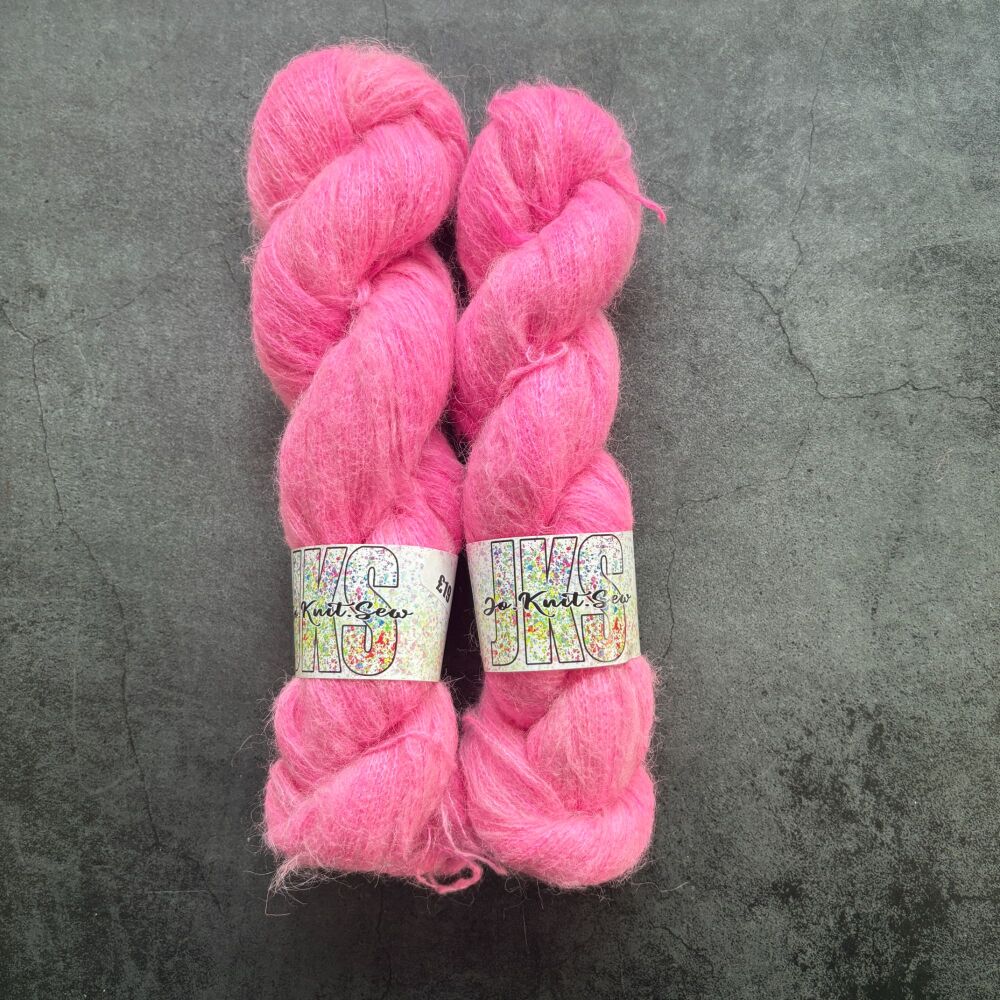 HAWT Pink Baby Suri / Silk Fluffy Lace