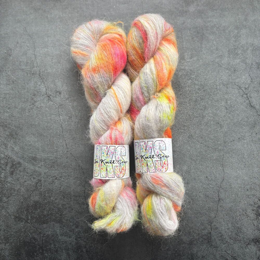 Tangerine Nightmare Baby Suri / Silk Fluffy Lace