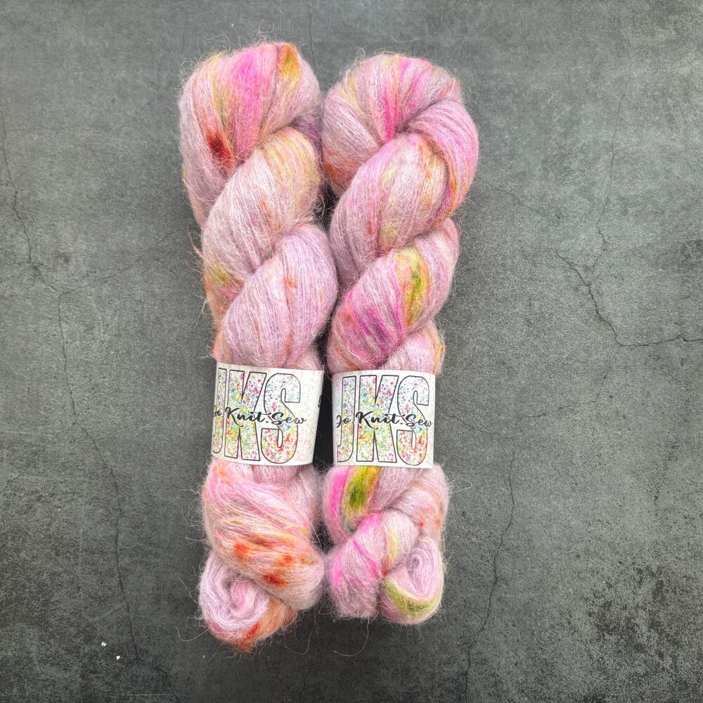 Wisteria Punch Baby Suri / Silk Fluffy Lace