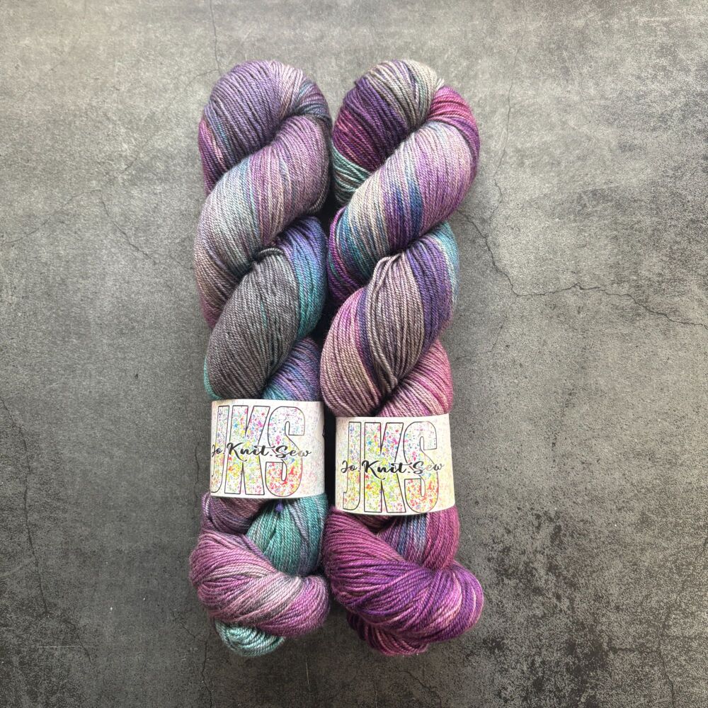 Hot Mess on Merino / Yak / Nylon sock