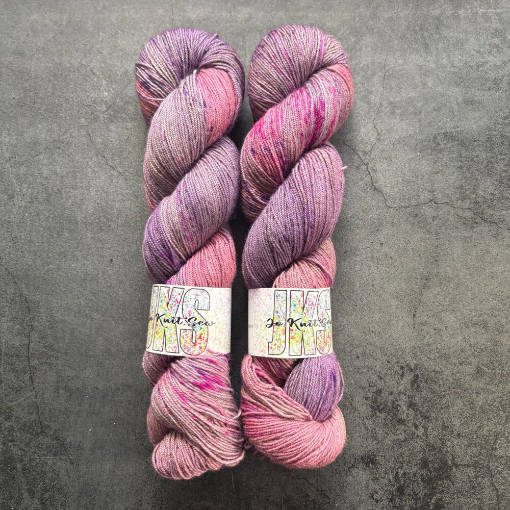 Lilac Wine on Merino / Yak / Nylon sock