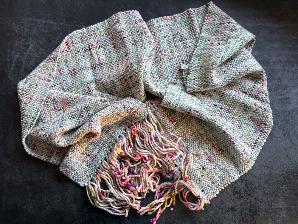 Merino Aran Handwoven Scarf