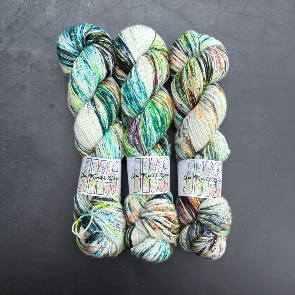 Princess Wannabe on Merino Nylon Krypton sock