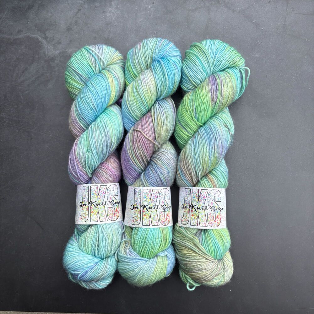 Coral Reef Variegated on Merino Nylon Krypton sock