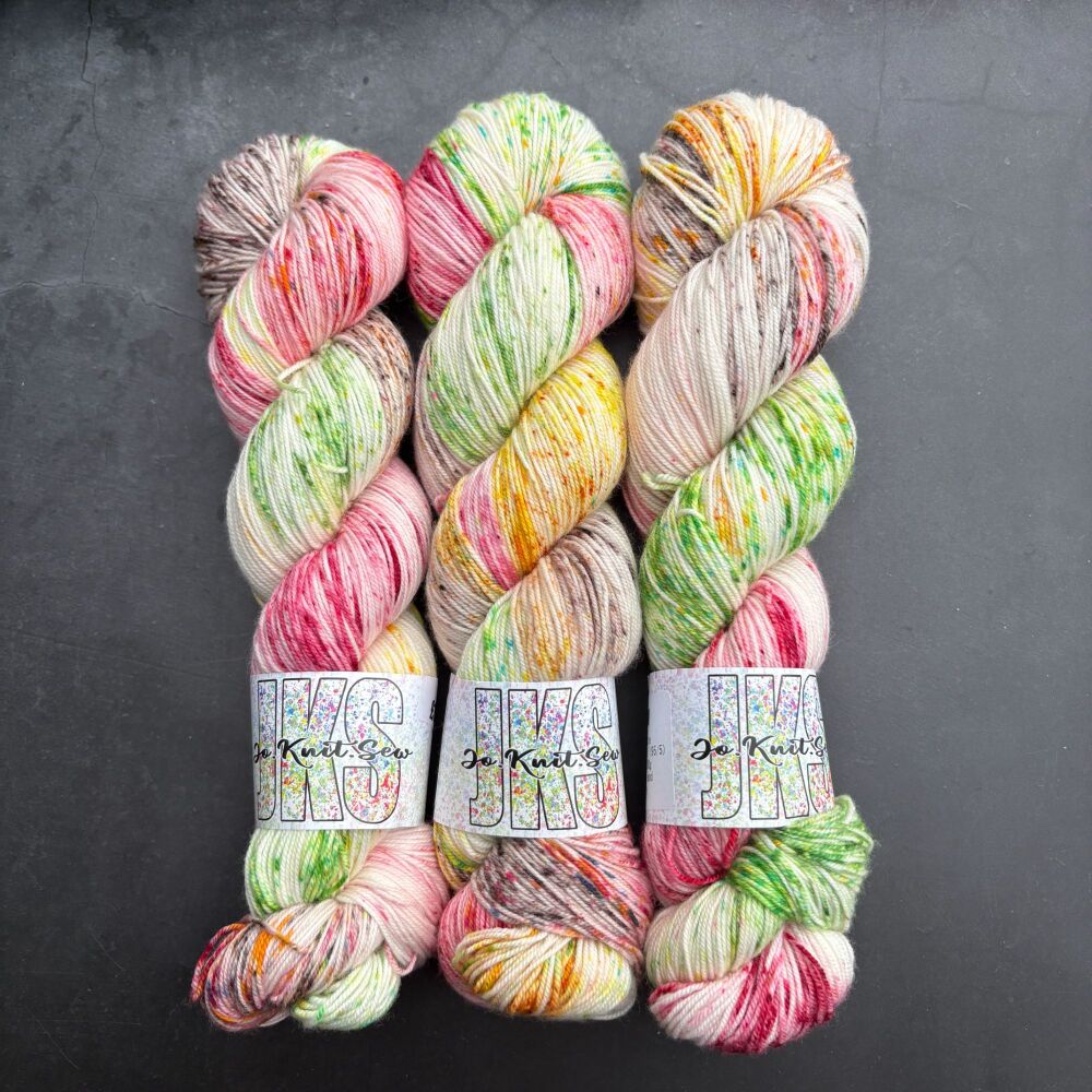 Snake Bite on Merino Nylon Krypton sock