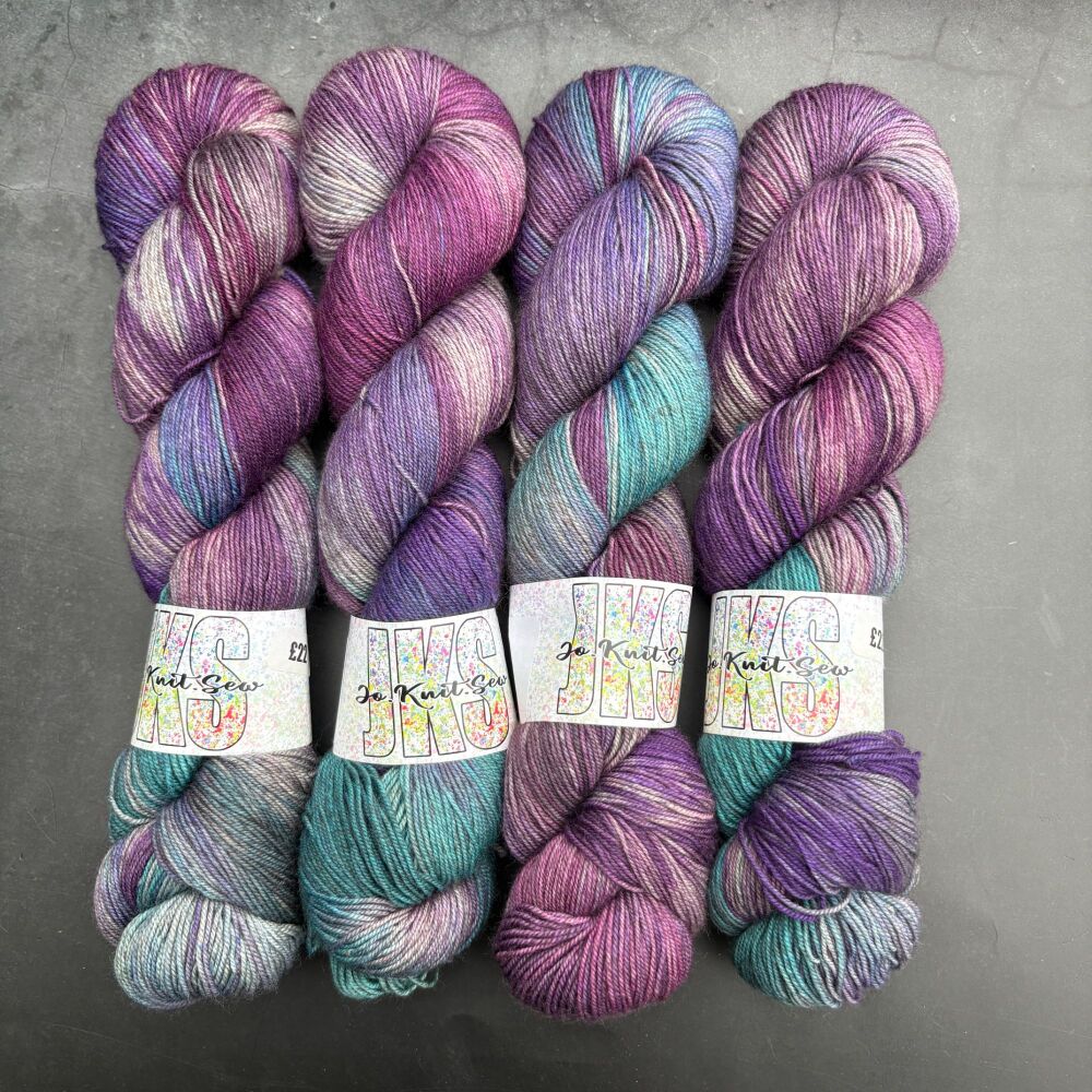 Hot Mess on Merino / Yak / Nylon sock