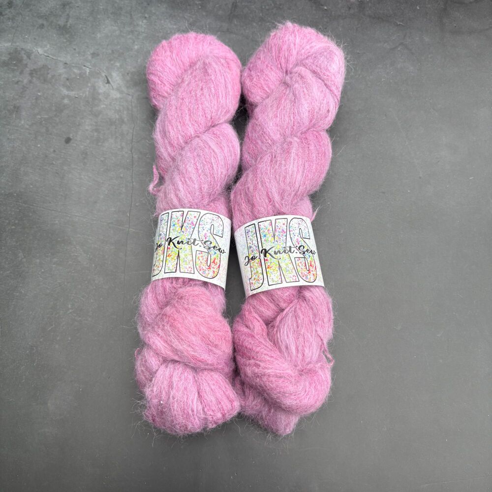 Burgundy Baby Suri / Silk Fluffy Lace