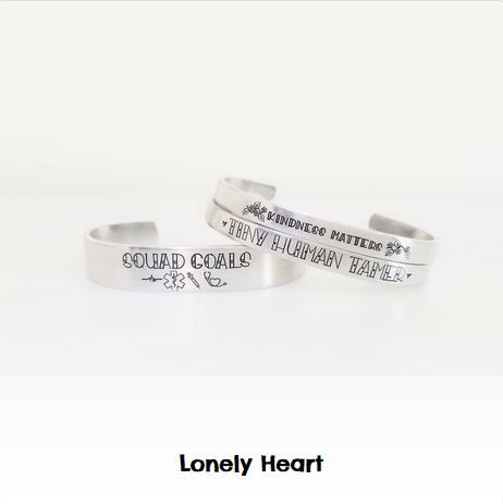 Lonely Heart - Available In Different Sizes