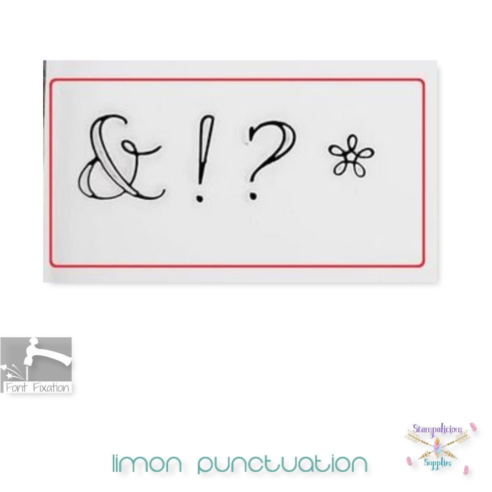 Limon - Individual Punctuation - Which One? **** Different Sizes Available ****