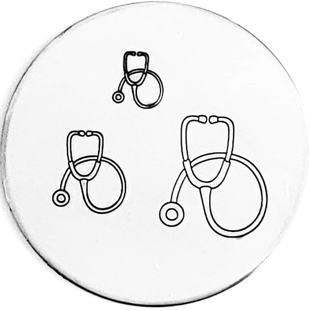 Standard Stethoscope Metal Design Stamp