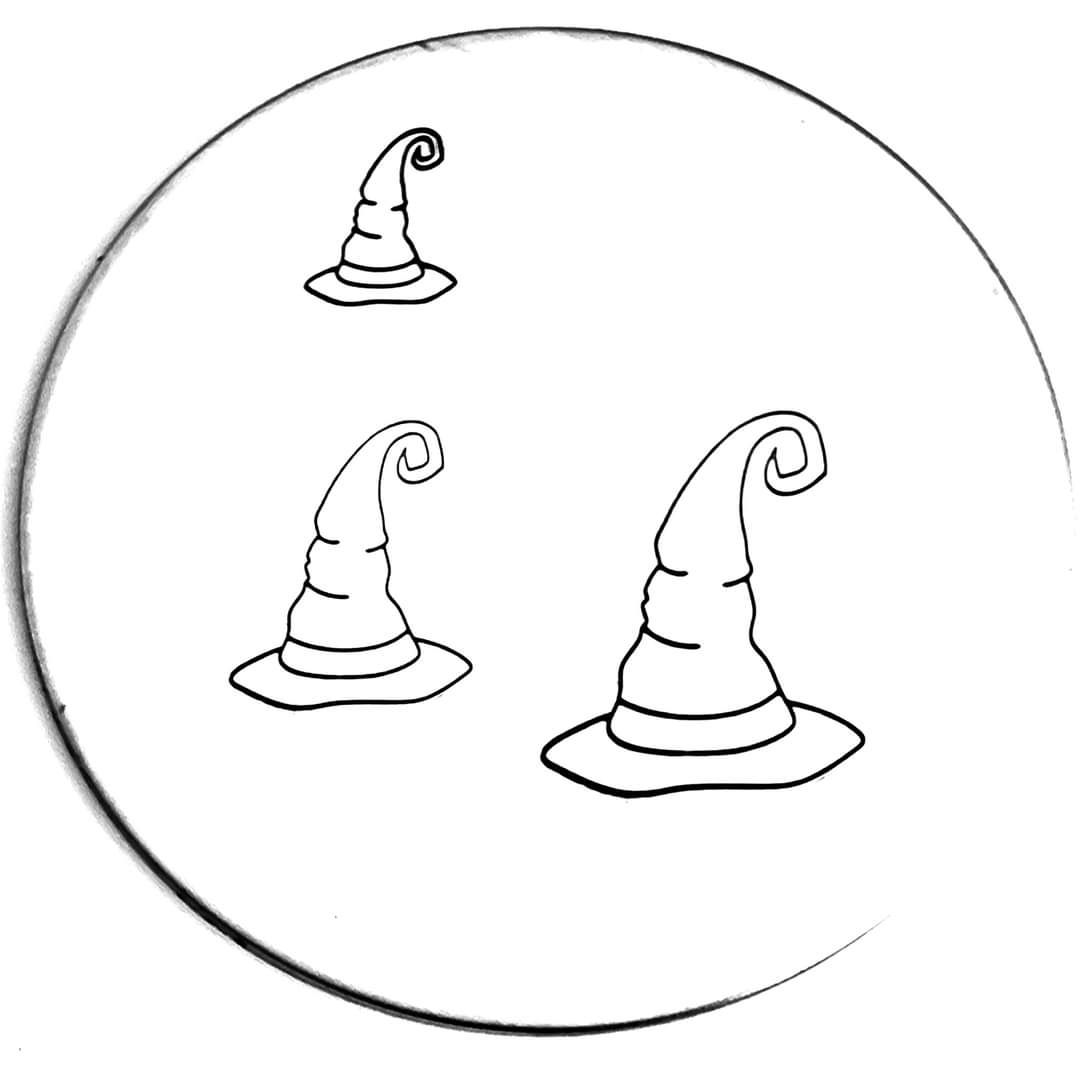 Wizard Hat Metal Design Stamp -What Size?