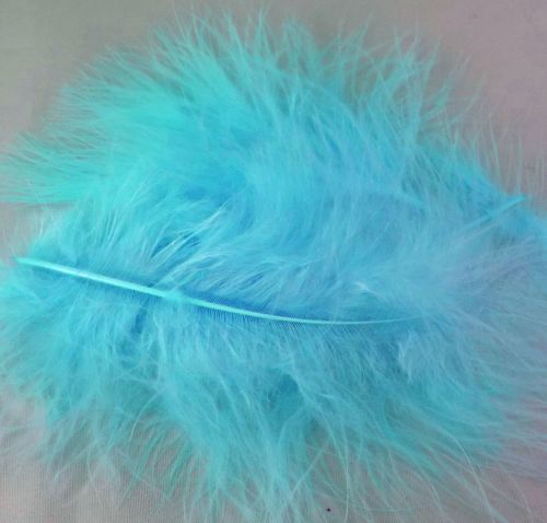 Light Turquoise Marabou Feathers