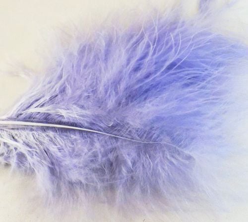 Pale Mauve Marabou Feathers