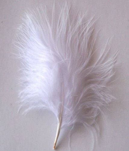 White Marabou Feathers
