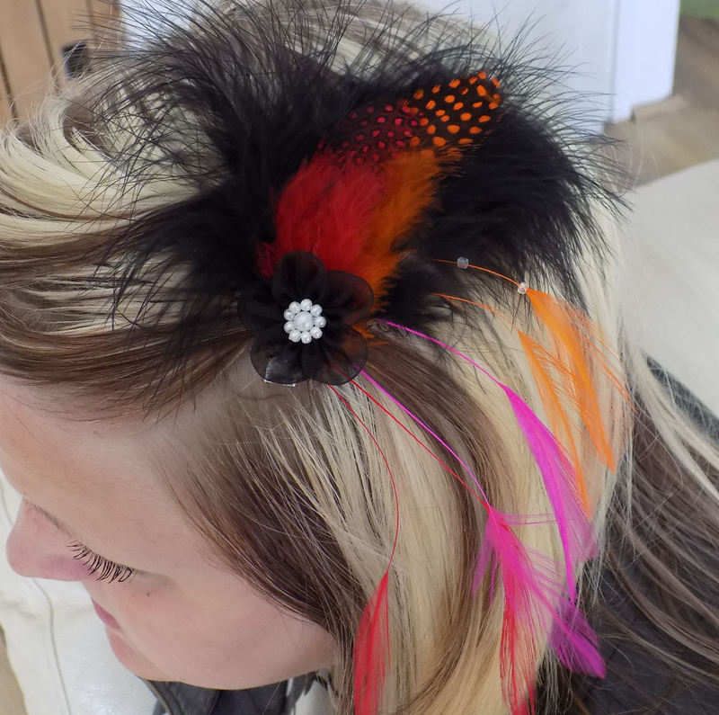 Feather Hair Clip Fascinator