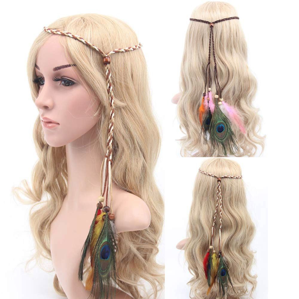 Boho Feather Head Piece