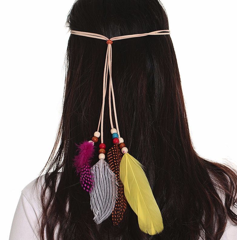 Feather Head Piece (Natural)
