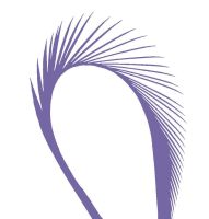 Lilac Goose Biot Feather 