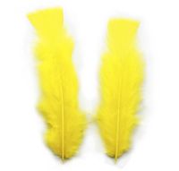 Yellow Turkey Feathers Flats