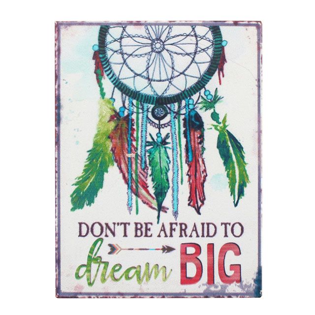 Dream Catcher Metal Magnet, Ethically Sourced