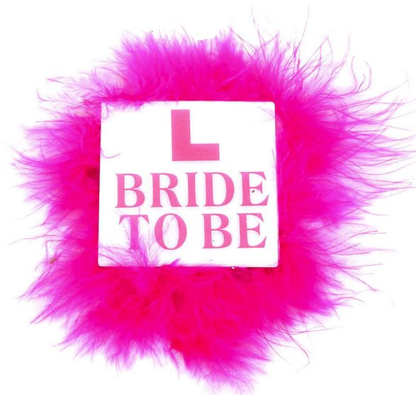 Bride to Be L Plate Badge 
