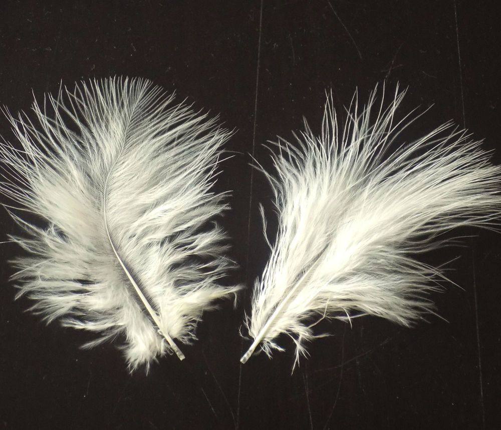 Eggshell Marabou Feathers - Small