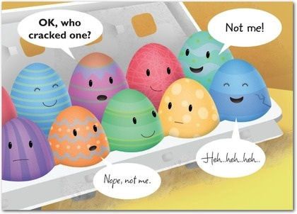 Easter egg in a box joke