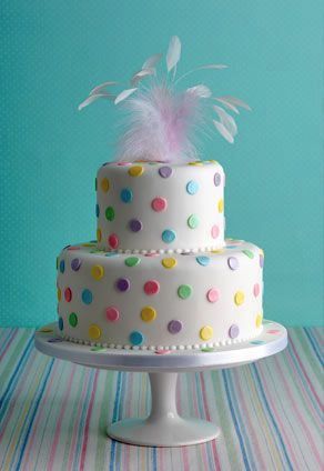 Easter cake idea with feathers