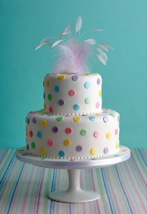 Easter cake idea with feathers