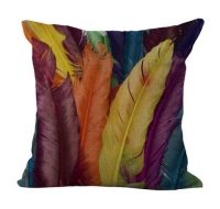 Cushion Cover with Contemporary Feather Design (GC01)