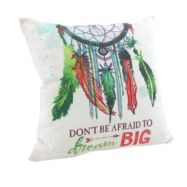 Dream Catcher Feather Cushion Cover, Ethically Sourced