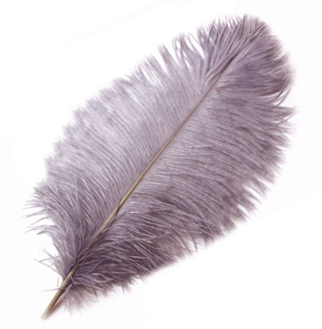 Pale Mauve Ostrich Feather