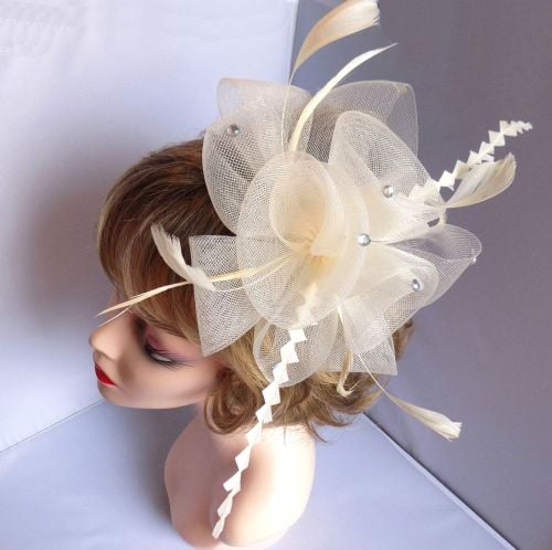 Ivory Wedding Fascinator