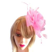 Light Pink Wedding Fascinator 