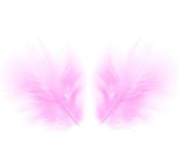 Orchid Lilac Marabou Feathers - Small
