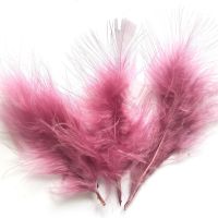 Mauve Pink Medium Marabou Feathers