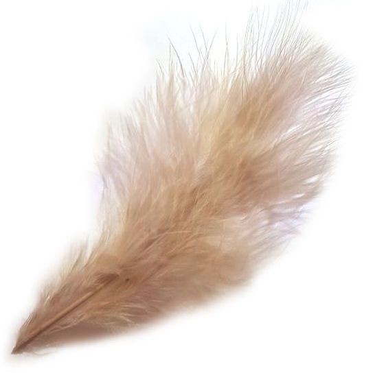 Beige Marabou Feathers