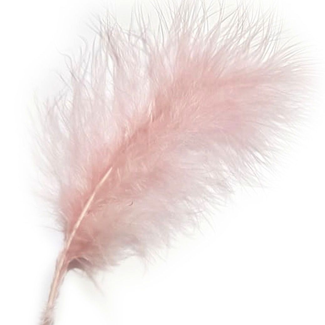 Dusky Pink  Marabou Feathers