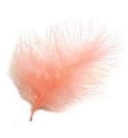 Peach  Marabou Feathers 