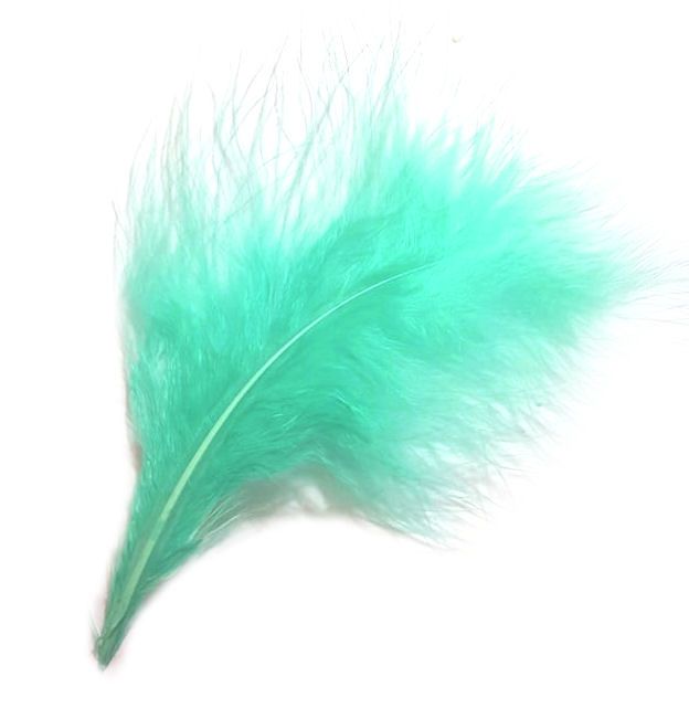 Mint  Marabou Feather