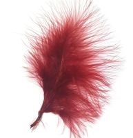 Red Wine Medium Marabou Feathers